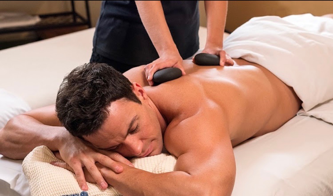 Hot stone massage